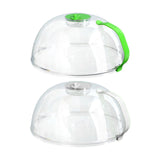 Maxbell Microwave Plate Food Covers Lid with Steam Vent for Trays Heating Food Bowls green