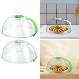 Maxbell Microwave Plate Food Covers Lid with Steam Vent for Trays Heating Food Bowls green
