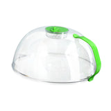 Maxbell Microwave Plate Food Covers Lid with Steam Vent for Trays Heating Food Bowls green