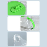 Maxbell Microwave Plate Food Covers Lid with Steam Vent for Trays Heating Food Bowls green