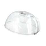 Maxbell Microwave Plate Food Covers Lid with Steam Vent for Trays Heating Food Bowls white