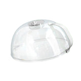 Maxbell Microwave Plate Food Covers Lid with Steam Vent for Trays Heating Food Bowls white