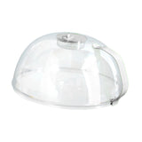 Maxbell Microwave Plate Food Covers Lid with Steam Vent for Trays Heating Food Bowls white