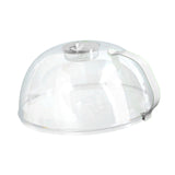 Maxbell Microwave Plate Food Covers Lid with Steam Vent for Trays Heating Food Bowls white