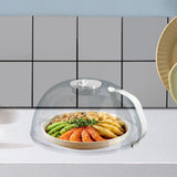 Maxbell Microwave Plate Food Covers Lid with Steam Vent for Trays Heating Food Bowls white