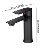 Maxbell Bathroom Sink Faucet Fashion Kitchen Sink Tap for Farmhouse Bathroom Kitchen Black