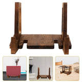 Maxbell Recipe Stand Wooden Display Stand for Pictures Photo Large Deep Bowls
