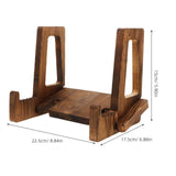 Maxbell Recipe Stand Wooden Display Stand for Pictures Photo Large Deep Bowls