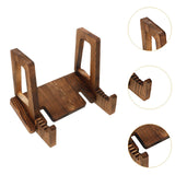 Maxbell Recipe Stand Wooden Display Stand for Pictures Photo Large Deep Bowls