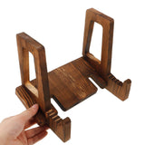 Maxbell Recipe Stand Wooden Display Stand for Pictures Photo Large Deep Bowls