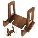 Maxbell Recipe Stand Wooden Display Stand for Pictures Photo Large Deep Bowls