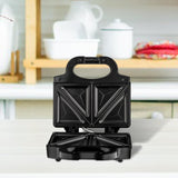Maxbell Waffle Machine 850W Multifunctional Easy Storage Fast Heating Sandwich Maker Style B
