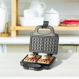 Maxbell Waffle Machine 850W Multifunctional Easy Storage Fast Heating Sandwich Maker Style C