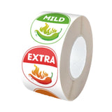 Maxbell 500x 4 Level Home Spiciness Indicator for Grocery Store Hot Sauce Restaurant