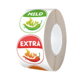 Maxbell 500x 4 Level Home Spiciness Indicator for Grocery Store Hot Sauce Restaurant