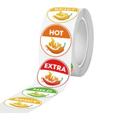 Maxbell 500x 4 Level Home Spiciness Indicator for Grocery Store Hot Sauce Restaurant