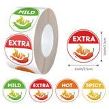 Maxbell 500x 4 Level Home Spiciness Indicator for Grocery Store Hot Sauce Restaurant