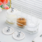 Maxbell Clear Spice Pots Container Storage Seasoning Box Set for Sugar Salt set of 3