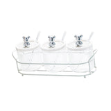 Maxbell Clear Spice Pots Container Storage Seasoning Box Set for Sugar Salt set of 3