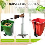 Maxbell Manual Trash Compactor Tool Garbage Can Recycling Compactor Waste Management