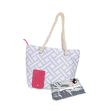 Maxbell Drink Purse Beach Tote Drink Bottle Carrier for Picnic Concerts Outdoor Gray