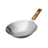 Maxbell Traditional Wok Pan Practical Anti Scalding Handle Home Use Kitchen Cookware 30cm