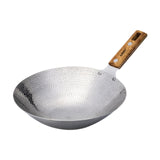 Maxbell Traditional Wok Pan Practical Anti Scalding Handle Home Use Kitchen Cookware 30cm
