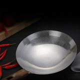 Maxbell Traditional Wok Pan Practical Anti Scalding Handle Home Use Kitchen Cookware 30cm