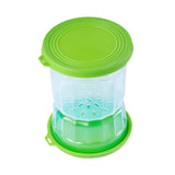 Maxbell Wet Dry Separation Jar Food Storage Container for Mushrooms Onions Jalapenos Green