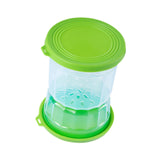 Maxbell Wet Dry Separation Jar Food Storage Container for Mushrooms Onions Jalapenos Green