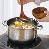 Maxbell 5x Kitchen Cookware Set Sauce Pot Stainless Steel for Home Restaurant Hiking Argent Handle