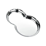 Maxbell Stainless Steel Food Tray Jewelry Dish for Cupcake Candle Bedroom Decoration
