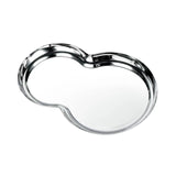 Maxbell Stainless Steel Food Tray Jewelry Dish for Cupcake Candle Bedroom Decoration