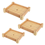 Maxbell Bamboo Sushi Plate Decorative Tableware Food Platter Kitchen Restaurant Home 41.5cmx28.5cmx7.5cm