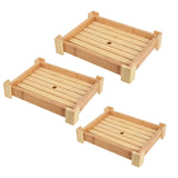 Maxbell Bamboo Sushi Plate Decorative Tableware Food Platter Kitchen Restaurant Home 41.5cmx28.5cmx7.5cm