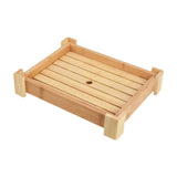 Maxbell Bamboo Sushi Plate Decorative Tableware Food Platter Kitchen Restaurant Home 41.5cmx28.5cmx7.5cm