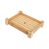 Maxbell Bamboo Sushi Plate Decorative Tableware Food Platter Kitchen Restaurant Home 41.5cmx28.5cmx7.5cm