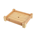 Maxbell Bamboo Sushi Plate Decorative Tableware Food Platter Kitchen Restaurant Home 41.5cmx28.5cmx7.5cm