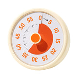 Maxbell Sixty Minute Desk Visual Timer No Ticking Task Reminder for Student Kids Adults yellow