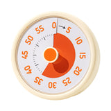 Maxbell Sixty Minute Desk Visual Timer No Ticking Task Reminder for Student Kids Adults yellow