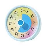 Maxbell Sixty Minute Desk Visual Timer No Ticking Task Reminder for Student Kids Adults blue