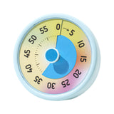 Maxbell Sixty Minute Desk Visual Timer No Ticking Task Reminder for Student Kids Adults blue