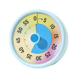 Maxbell Sixty Minute Desk Visual Timer No Ticking Task Reminder for Student Kids Adults blue