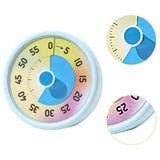 Maxbell Sixty Minute Desk Visual Timer No Ticking Task Reminder for Student Kids Adults blue