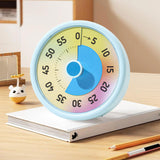 Maxbell Sixty Minute Desk Visual Timer No Ticking Task Reminder for Student Kids Adults blue