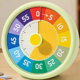 Maxbell Sixty Minute Desk Visual Timer No Ticking Task Reminder for Student Kids Adults green
