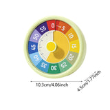 Maxbell Sixty Minute Desk Visual Timer No Ticking Task Reminder for Student Kids Adults green