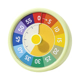 Maxbell Sixty Minute Desk Visual Timer No Ticking Task Reminder for Student Kids Adults green