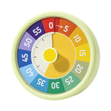 Maxbell Sixty Minute Desk Visual Timer No Ticking Task Reminder for Student Kids Adults green