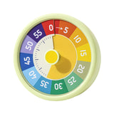 Maxbell Sixty Minute Desk Visual Timer No Ticking Task Reminder for Student Kids Adults green